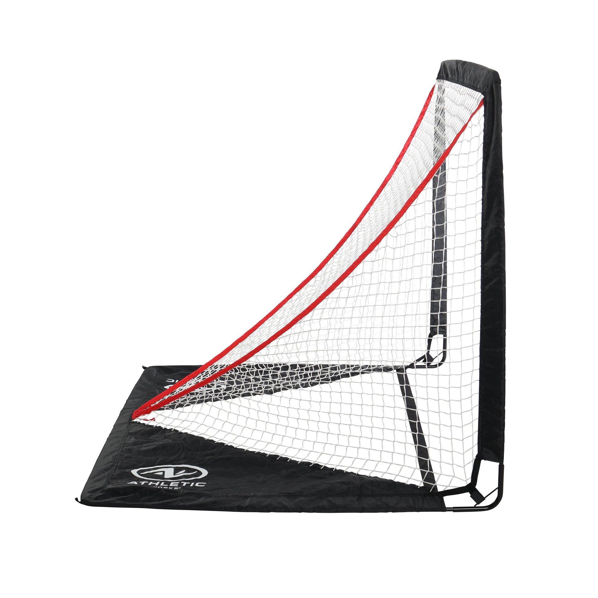 4 Ft X 4 Ft Portable Lacrosse Goal Net, Black