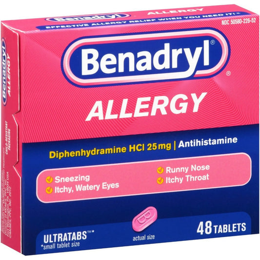 Allergy Relief, Ultratab Tablets 48 Ea