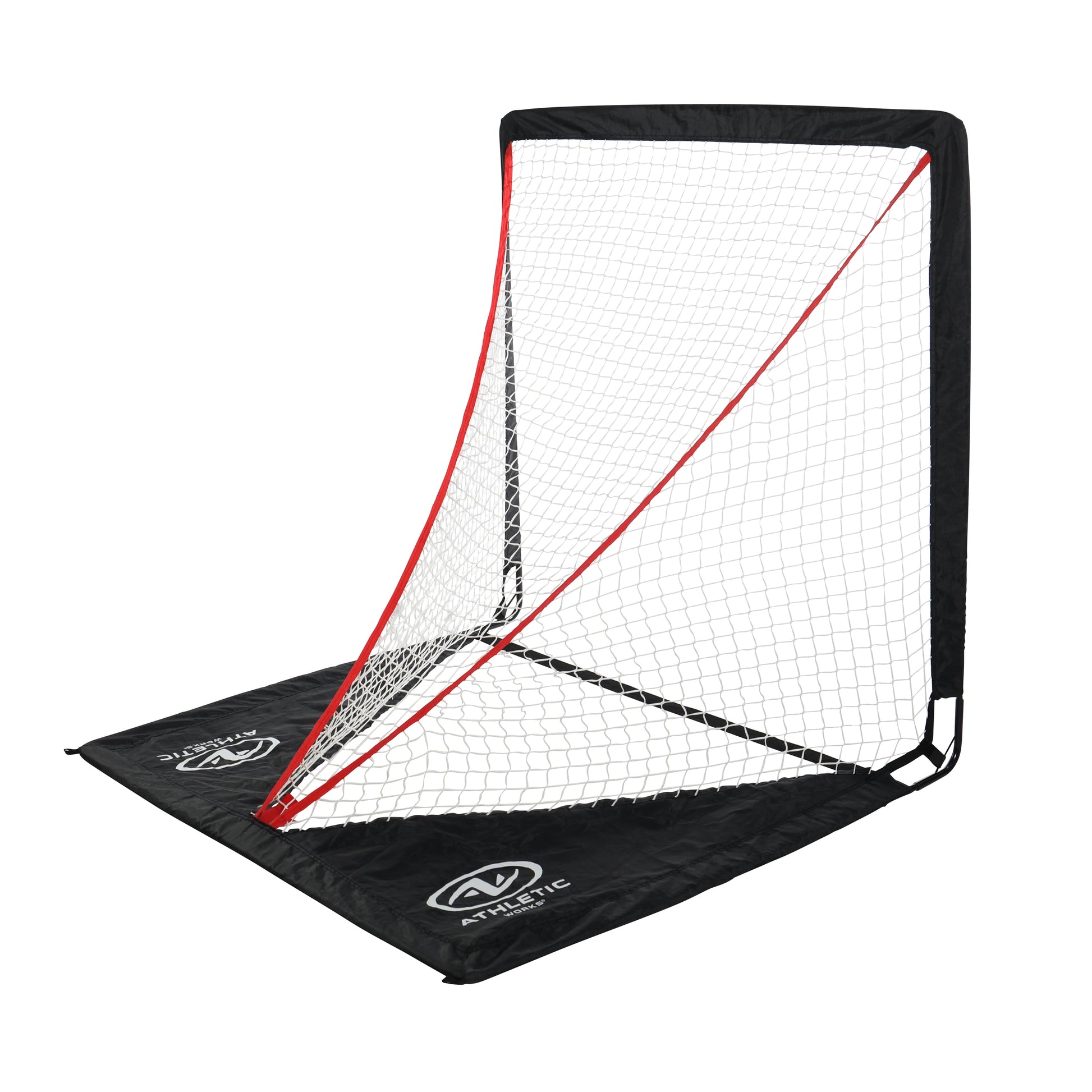 4 Ft X 4 Ft Portable Lacrosse Goal Net, Black