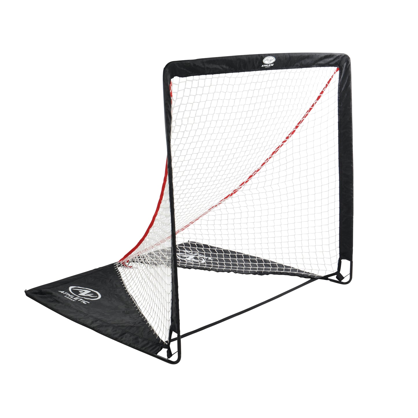 4 Ft X 4 Ft Portable Lacrosse Goal Net, Black