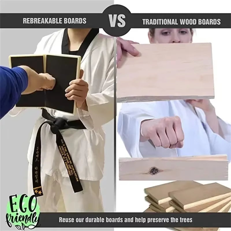 Taekwondo Break Board High Strength Plastic Reusable Professional Board Karate Martial Arts Break Board Training Equipment